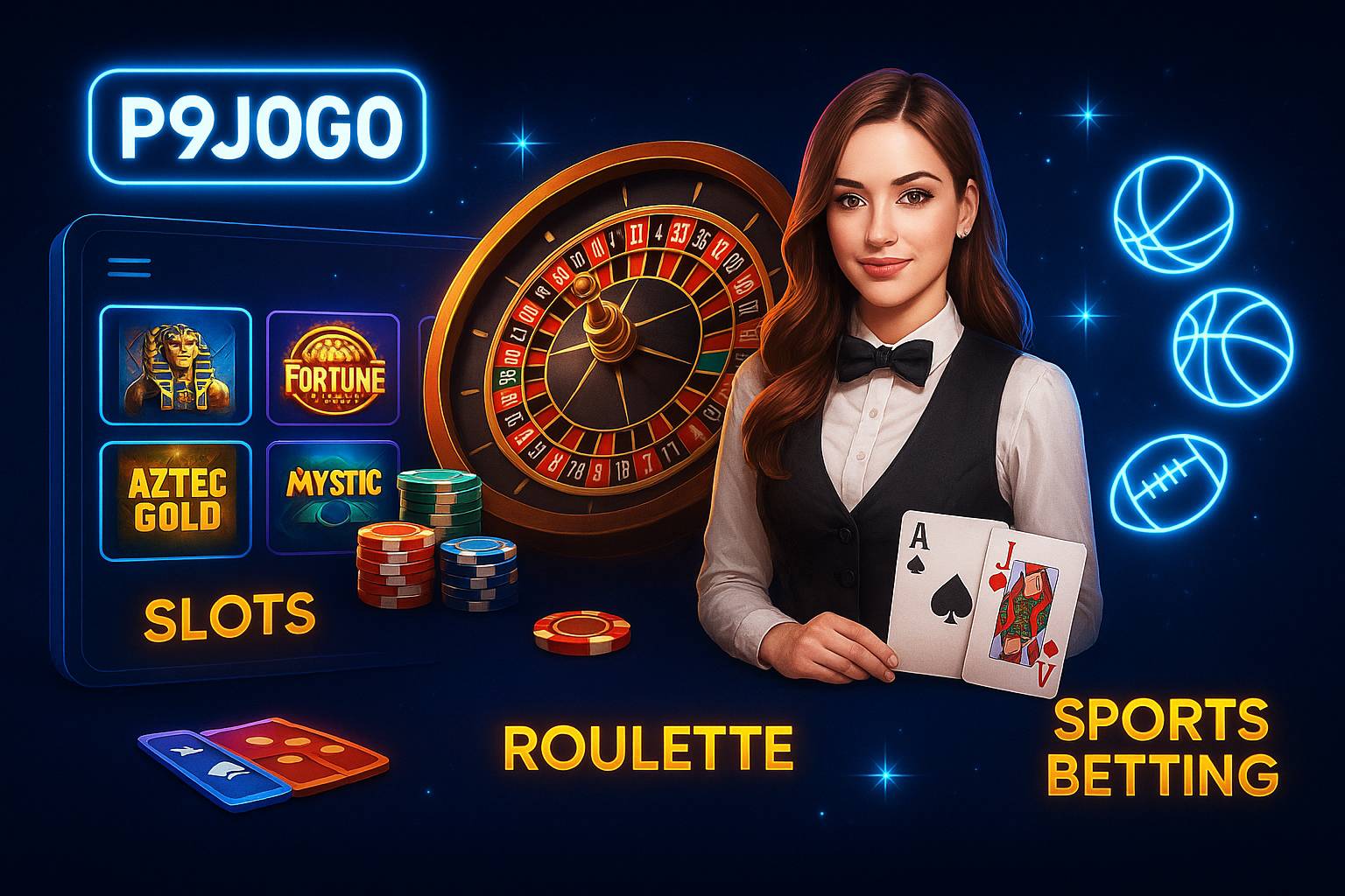 Jogos de cassino online inovadores e emocionantes na P9JOGO
